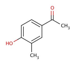 4&prime;-Hydroxy-3&prime;-methylacetophenone (CAS 876-02-8) - chemical structure image