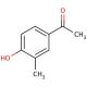 4′-Hydroxy-3′-methylacetophenone (CAS 876-02-8) - chemical structure image
