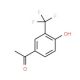 4′-Hydroxy-3′-(trifluoromethyl)acetophenone (CAS 149105-11-3) - chemical structure image