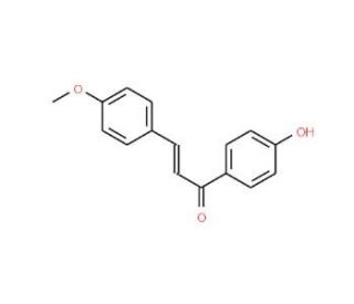 4&prime;-Hydroxy-4-methoxychalcone (CAS 6338-81-4) - chemical structure image
