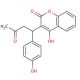 4′-Hydroxy Warfarin (CAS 24579-14-4) - chemical structure image