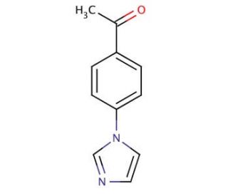 4&prime;-(Imidazol-1-yl)acetophenone (CAS 10041-06-2) - chemical structure image