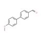4′-Methoxy-[1,1′-biphenyl]-4-carboxaldehyde (CAS 52988-34-8) - chemical structure image
