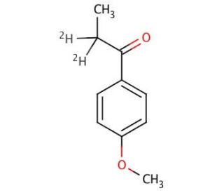 4&prime;-Methoxypropiophenone-d2 (CAS 91889-35-9) - chemical structure image