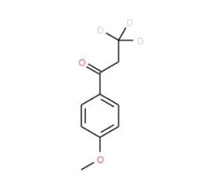 4&prime;-Methoxypropiophenone-methyl-d3 (CAS 89717-81-7) - chemical structure image