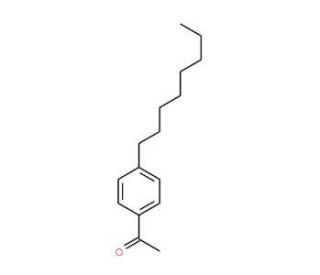 4&prime;-n-Octylacetophenone (CAS 10541-56-7) - chemical structure image
