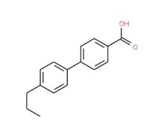 4&prime;-n-Propylbiphenyl-4-carboxylic acid (CAS 88038-94-2) - chemical structure image