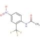 4′-Nitro-2′-(trifluoromethyl)acetanilide (CAS 395-68-6) - chemical structure image