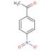 4′-Nitroacetophenone (CAS 100-19-6) - chemical structure image