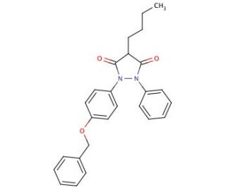 4&prime;-O-Benzyl Oxyphenbutazone - chemical structure image