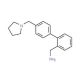 [4′-(pyrrolidin-1-ylmethyl)-1,1′-biphenyl-2-yl]methylamine - chemical structure image