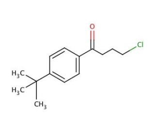 4&prime;-tert-Butyl-4-chlorobutyrophenone (CAS 43076-61-5) - chemical structure image