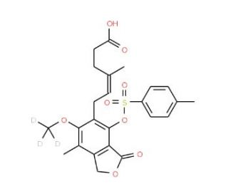 4&prime;-Tosyl Mycophenolic Acid-d3 (CAS 1185242-13-0) - chemical structure image