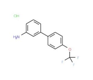 4&prime;-Trifluoromethoxy-biphenyl-3-ylamine hydrochloride - chemical structure image