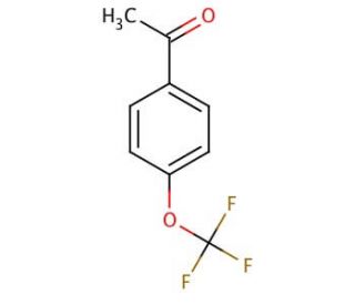 4&prime;-(Trifluoromethoxy)acetophenone (CAS 85013-98-5) - chemical structure image