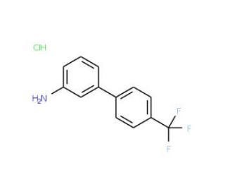4&prime;-(Trifluoromethyl)-[1,1&prime;-biphenyl]-3-amine hydrochloride (CAS 400747-98-0) - chemical structure image