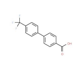 4&prime;-(Trifluoromethyl)-[1,1&prime;-biphenyl]-4-carboxylic acid (CAS 195457-71-7) - chemical structure image