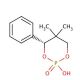 (4R)-2-Hydroxy-5,5-dimethyl-4-phenyl-1,3,2-dioxaphosphorinan 2-oxide (CAS 98674-80-7) - chemical structure image