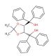 (4R,5R)-2,2-Dimethyl-α,α,α′,α′-tetraphenyldioxolane-4,5-dimethanol (CAS 93379-48-7) - chemical structure image