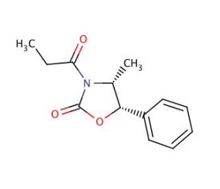 (4R,5S)-4-Methyl-5-phenyl-3-propionyl-2-oxazolidinone (CAS 77877-20-4) - chemical structure image