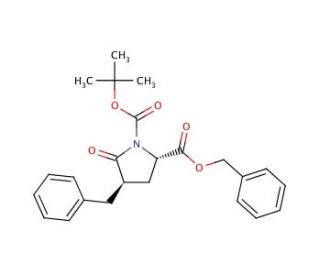 (4R)-Boc-4-benzyl-Pyr-OBzl (CAS 203645-44-7) - chemical structure image
