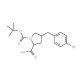 (4S)-1-Boc-4-(4-bromobenzyl)-L-proline - chemical structure image
