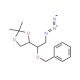 (4S)-4-[(1R)-2-Azido-1-(benzyloxy)ethyl]-2,2-dimethyl-1,3-dioxolane (CAS 1228077-93-7) - chemical structure image