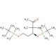 (4S)-4,6-Bis-{[tert-butyldimethylsilyl)oxy]}-3,3-dimethylhexan-2-one (CAS 218614-14-3) - chemical structure image