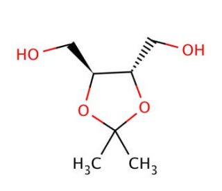 (4S,5S)-2,2-Dimethyl-1,3-dioxolane-4,5-dimethanol (CAS 50622-09-8) - chemical structure image