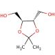 (4S,5S)-2,2-Dimethyl-1,3-dioxolane-4,5-dimethanol (CAS 50622-09-8) - chemical structure image