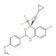(4S)-6-Chloro-4-(cyclopropylethynyl)-1,4-dihydro-2-(4-methoxyphenyl)-4-(trifluoromethyl)-2H-3,1-benzoxazine(Mixture of 2 Dias