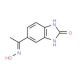 5-[(1E)-N-hydroxyethanimidoyl]-1,3-dihydro-2H-benzimidazol-2-one - chemical structure image