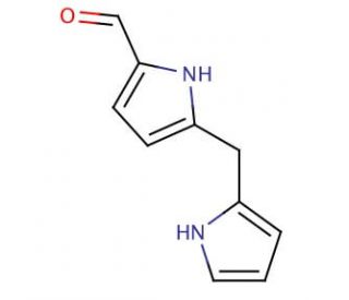 5-[(1H-Pyrrol-2-yl)methyl]-1H-pyrrole-2-carboxaldehyde - chemical structure image