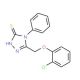 5-[(2-chlorophenoxy)methyl]-4-phenyl-4H-1,2,4-triazole-3-thiol - chemical structure image