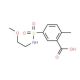 5-{[(2-methoxyethyl)amino]sulfonyl}-2-methylbenzoic acid - chemical structure image