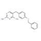 5-[(4-Benzyloxy)benzyl]-2,4-diaminopyrimidine (CAS 49873-11-2) - chemical structure image