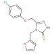 5-[(4-chlorophenoxy)methyl]-4-(2-furylmethyl)-4H-1,2,4-triazole-3-thiol - chemical structure image