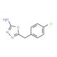 5-[(4-chlorophenyl)methyl]-1,3,4-oxadiazol-2-amine - chemical structure image