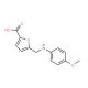 5-[(4-Methoxy-phenylamino)-methyl]-furan-2-carboxylic acid - chemical structure image