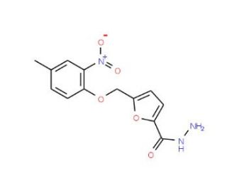 5-[(4-Methyl-2-nitrophenoxy)methyl]-2-furohydrazide - chemical structure image