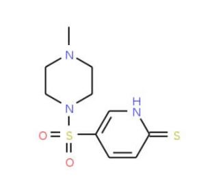 5-[(4-methylpiperazin-1-yl)sulfonyl]pyridine-2-thiol - chemical structure image