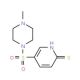5-[(4-methylpiperazin-1-yl)sulfonyl]pyridine-2-thiol - chemical structure image