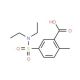 5-[(diethylamino)sulfonyl]-2-methylbenzoic acid - chemical structure image