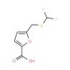 5-{[(difluoromethyl)thio]methyl}-2-furoic acid - chemical structure image
