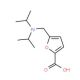 5-[(Diisopropylamino)-methyl]-furan-2-carboxylic acid - chemical structure image