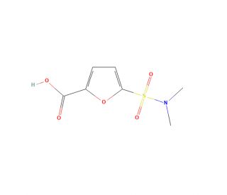 5-[(dimethylamino)sulfonyl]-2-furoic acid - chemical structure image