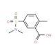 5-[(dimethylamino)sulfonyl]-2-methylbenzoic acid - chemical structure image