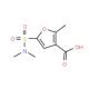 5-[(Dimethylamino)sulphonyl]-2-methyl-3-furoic acid (CAS 306936-39-0) - chemical structure image