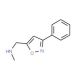 5-[(Methylamino)methyl]-3-phenylisoxazole (CAS 852431-00-6) - chemical structure image