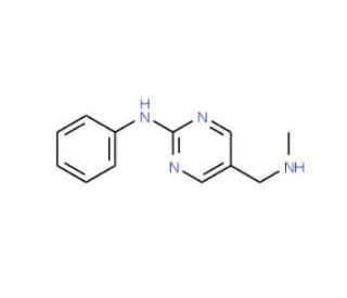 5-[(Methylamino)methyl]-N-phenylpyrimidin-2-amine (CAS 944450-95-7) - chemical structure image